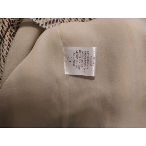 Theory 100% Silk Knee Length Sleeveless Dress Beige Boho Cottagecore Feminine - Picture 10 of 11